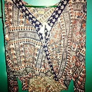 Hollister Criss Cross tie top